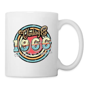 Vintage 1966 - Tasse - Weiß - Rechts