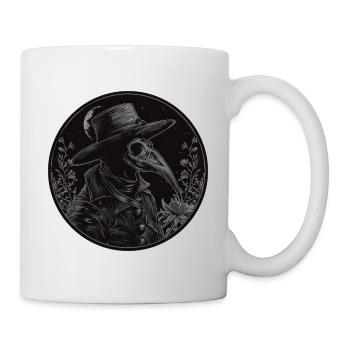 Pestdoktor Gothic Tod Steampunk Halloween - Tasse - Weiß - Rechts