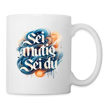Be brave, be you great - Mug - white - Right