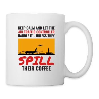 Air Traffic Controller Coffee ATC Aviation Humor - Mug - white - Right