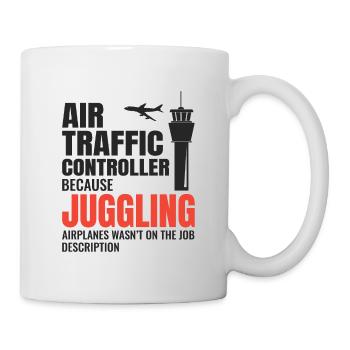 Air Traffic Controller ATC Aviation Humor Airplane - Mug - white - Right