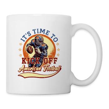 It's time to start American football. - Mug - white - Right