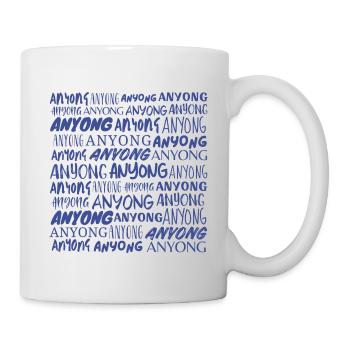 Anyong - Mug blanc - blanc - Droite