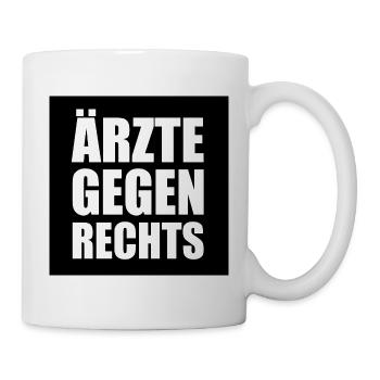 Ärzte gegen rechts - Tasse - Weiß - Rechts
