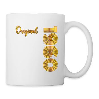 Millésime 1960 - Mug blanc - blanc - Droite