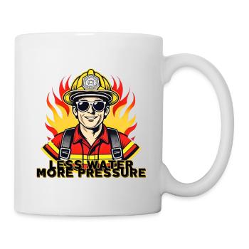 Moins d’eau, plus de pression - Mug blanc - blanc - Droite