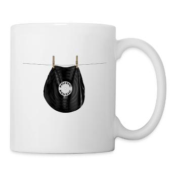 Disque vinyl - Mug blanc - blanc - Droite