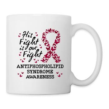 Antiphospholipid Syndrom Bewusstsein - Tasse - Weiß - Rechts