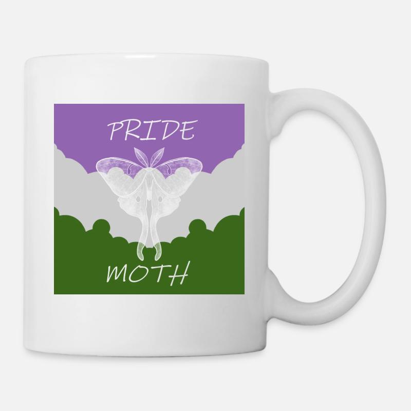 PRIDE MOTTE GENDERQUEER - Tasse - Weiß