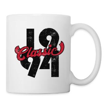 1994 Jahrgang Vintage Geburtstag Geschenk - Tasse - Weiß - Rechts