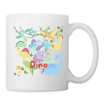 Dino party - Mug - white - Right