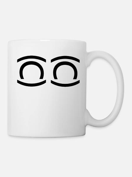Punktauge - Tasse - Weiß