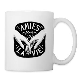 Amies pour la vie - Mug blanc - blanc - Droite