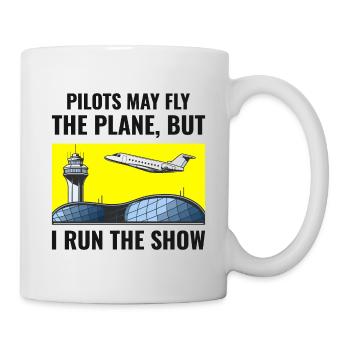 Air Traffic Controller ATC Aviation Humor Airplane - Mug - white - Right