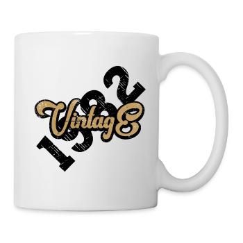 1982 Vintage - Tasse - Weiß - Rechts
