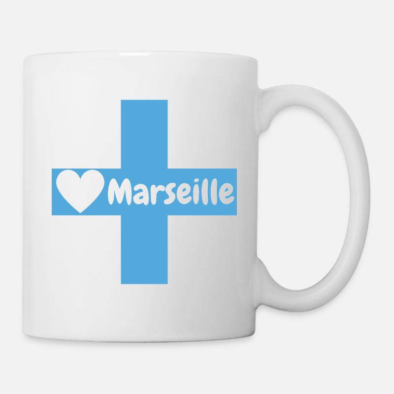 Marseille - Mug blanc - blanc