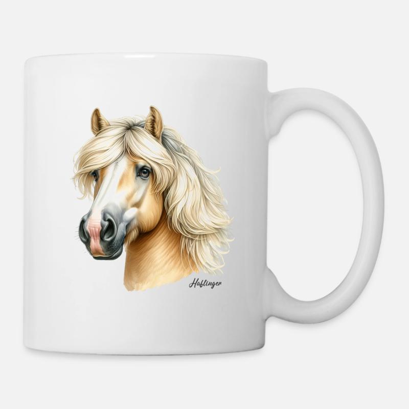Haflinger - Mug blanc - blanc
