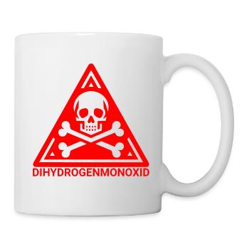 Dihydrogen monoxide - Mug - white - Right