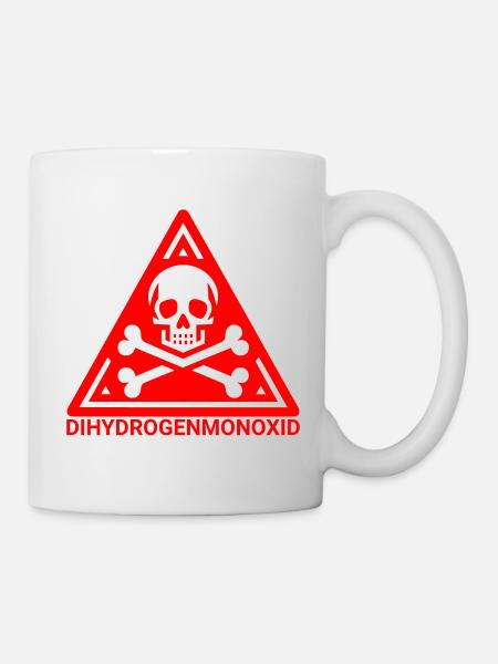 Dihydrogen monoxide - Mug - white