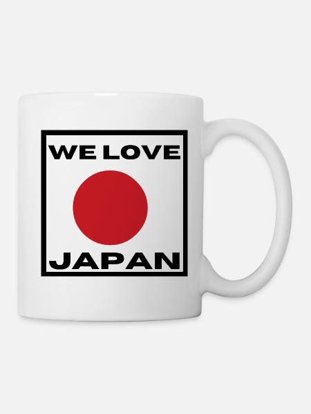 Wir lieben Japan - Tasse - Weiß
