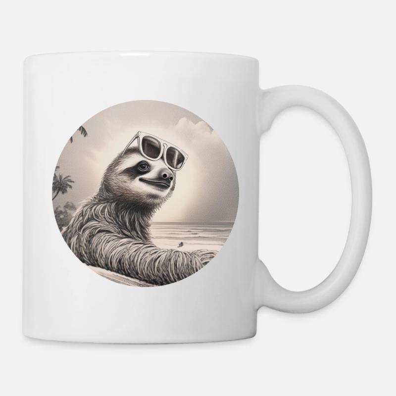 SlothLife - Tasse - Weiß