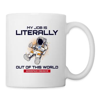Aerospace Engineer Astronautical Rocket Scientist - Mug - white - Right