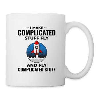 Aerospace Engineer Astronautical Rocket Scientist - Mug - white - Right