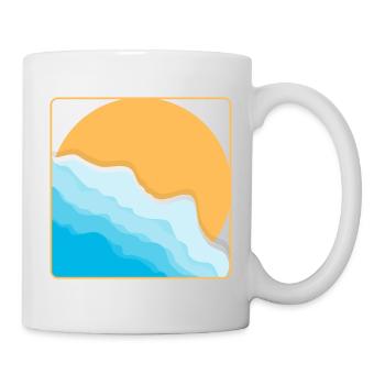 Strand - Tasse - Weiß - Rechts