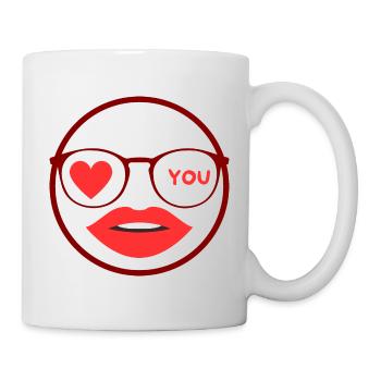 Woman in love - Mug - white - Right