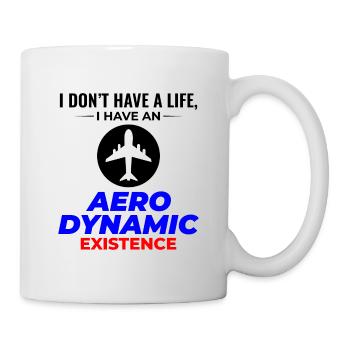 Aerospace Engineer Flight Mechanics Plane Airplane - Mug - white - Right