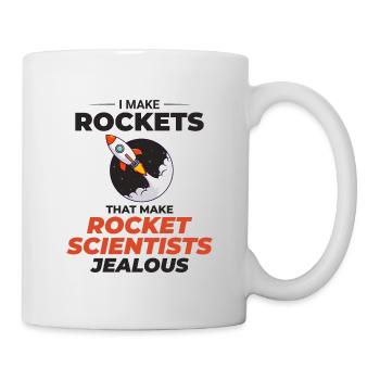 Aerospace Engineer Astronautical Rocket Scientist - Mug - white - Right
