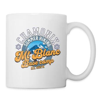 Mt. Blanc Basislager - Tasse - Weiß - Rechts