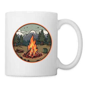 bushcraft - Tasse - Weiß - Rechts