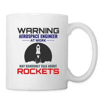 Aerospace Engineer Astronautical Rocket Scientist - Mug - white - Right