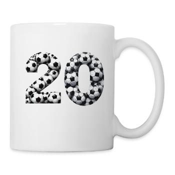 20 20. Geburtstag - Tasse - Weiß - Rechts