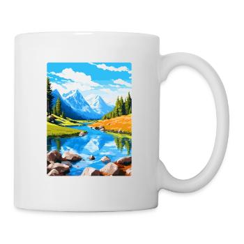Aiguestortes I Estany de Sant Maurici Park Spanien - Tasse - Weiß - Rechts