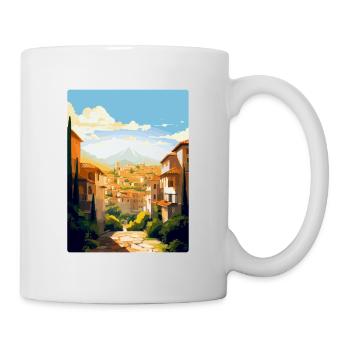 Granada Spain Vintage Travel Poster WPA Souvenir - Mug - white - Right