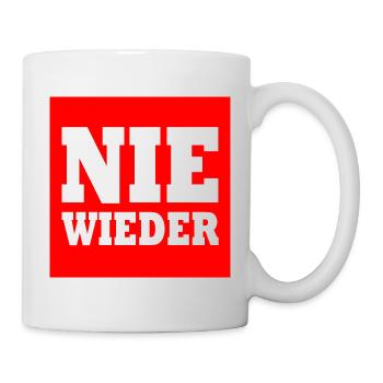 Nie wieder - Tasse - Weiß - Rechts