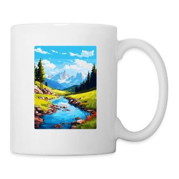 Aiguestortes I Estany de Sant Maurici Park Spanien - Tasse - Weiß - Rechts