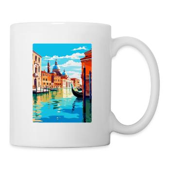 Venice Italy Vintage Travel Poster WPA Souvenir - Mug - white - Right