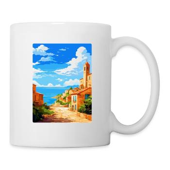 Tarragona Spain Vintage Travel Poster Souvenir WPA - Mug - white - Right