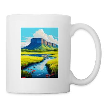 Ben Bulben Irland UK Vintage Reiseposter WPA - Tasse - Weiß - Rechts