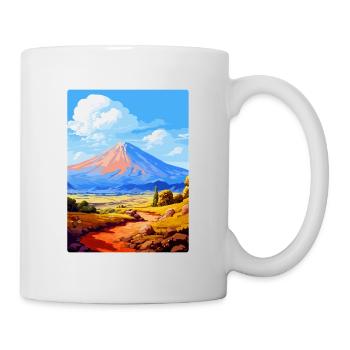 Parc national du Teide Espagne Affiche de voyage vintage - Mug blanc - blanc - Droite