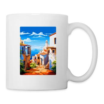 Almería Spanien Vintage Reiseplakat WPA Souvenir - Tasse - Weiß - Rechts