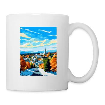 Lahti Finland Vintage Travel Poster WPA Souvenir - Mug - white - Right