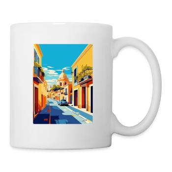 Jerez De La Frontera Spain Vintage Travel Poster - Mug - white - Right