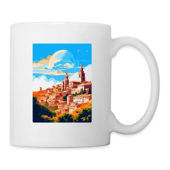 Toledo Spanien Vintage Reiseposter WPA Souvenir - Tasse - Weiß - Rechts