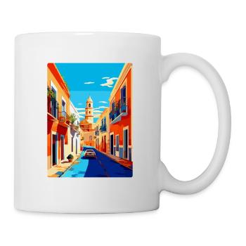 Jerez De La Frontera Spain Vintage Travel Poster - Mug - white - Right