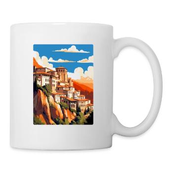 Cuenca Spain Vintage Travel Poster WPA Souvenir - Mug - white - Right