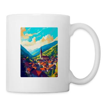 Transylvania Romania Vintage Travel Poster WPA Art - Mug - white - Right